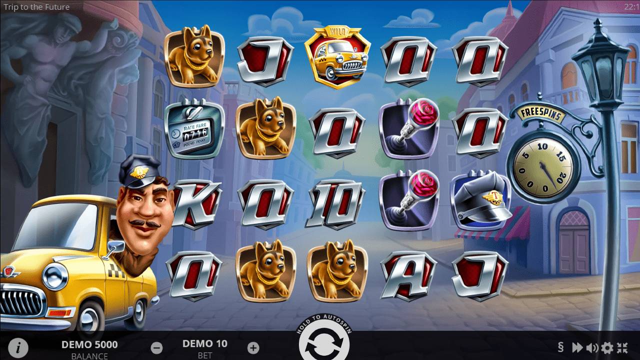 รีวิวเกม Trip to the Future สล็อตธีมรถแท็กซี่สุดมันส์ 3 Trip to the Future
